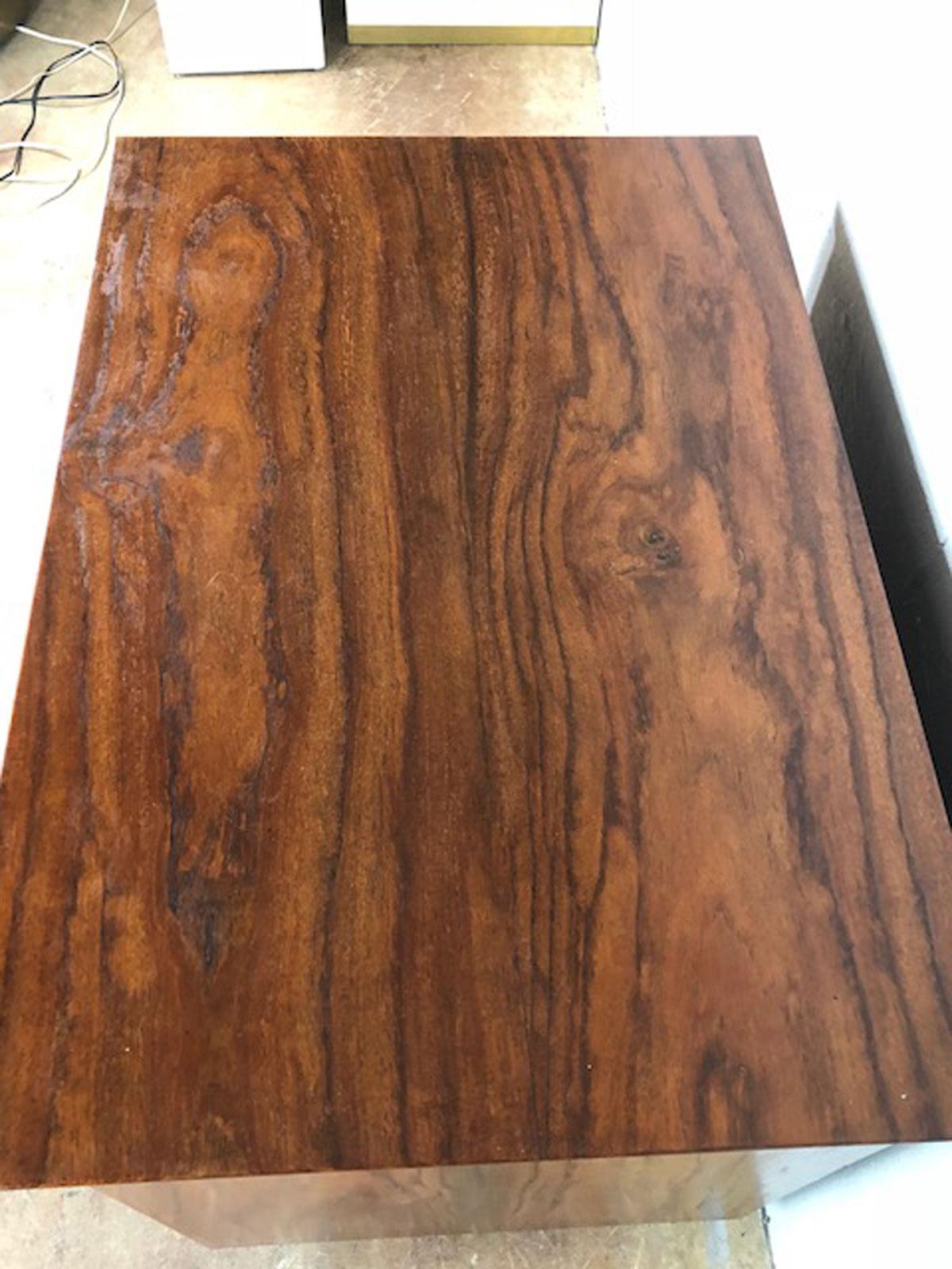 Solid Teak Record Cabinet 4