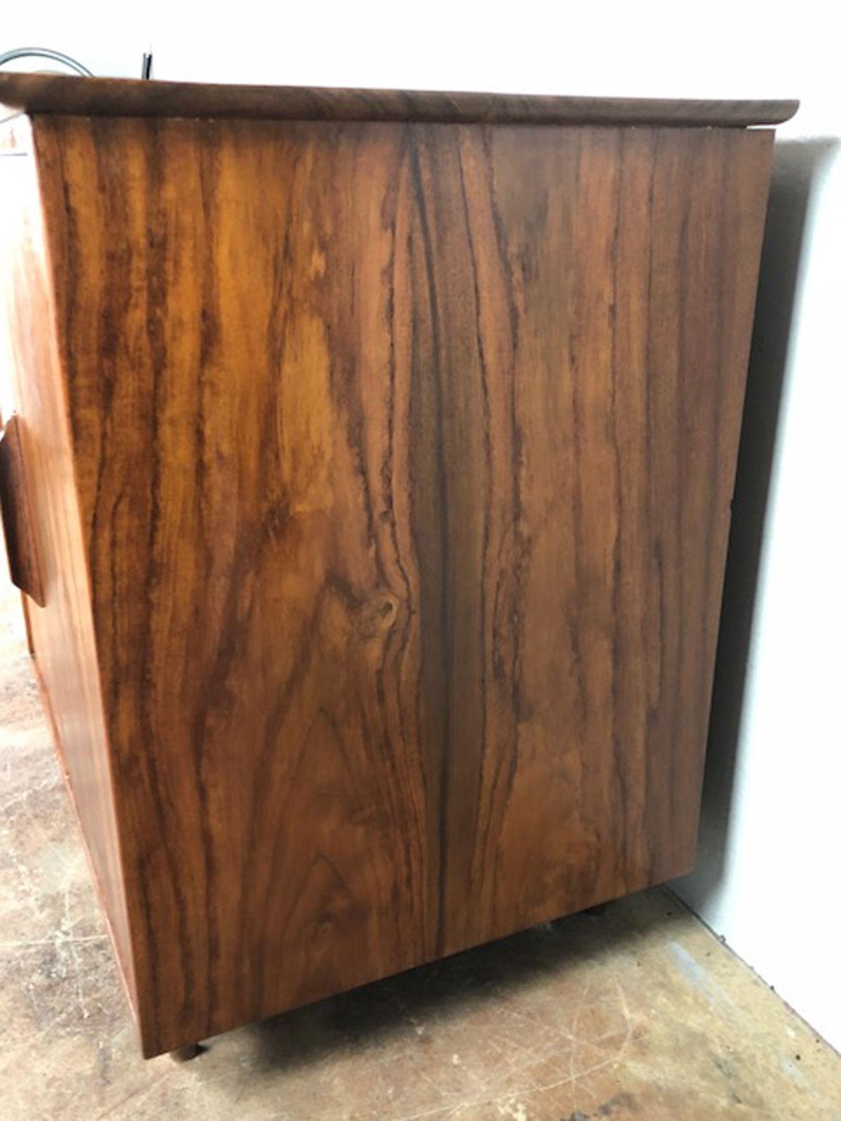 Solid Teak Record Cabinet In Good Condition In Phoenix, AZ