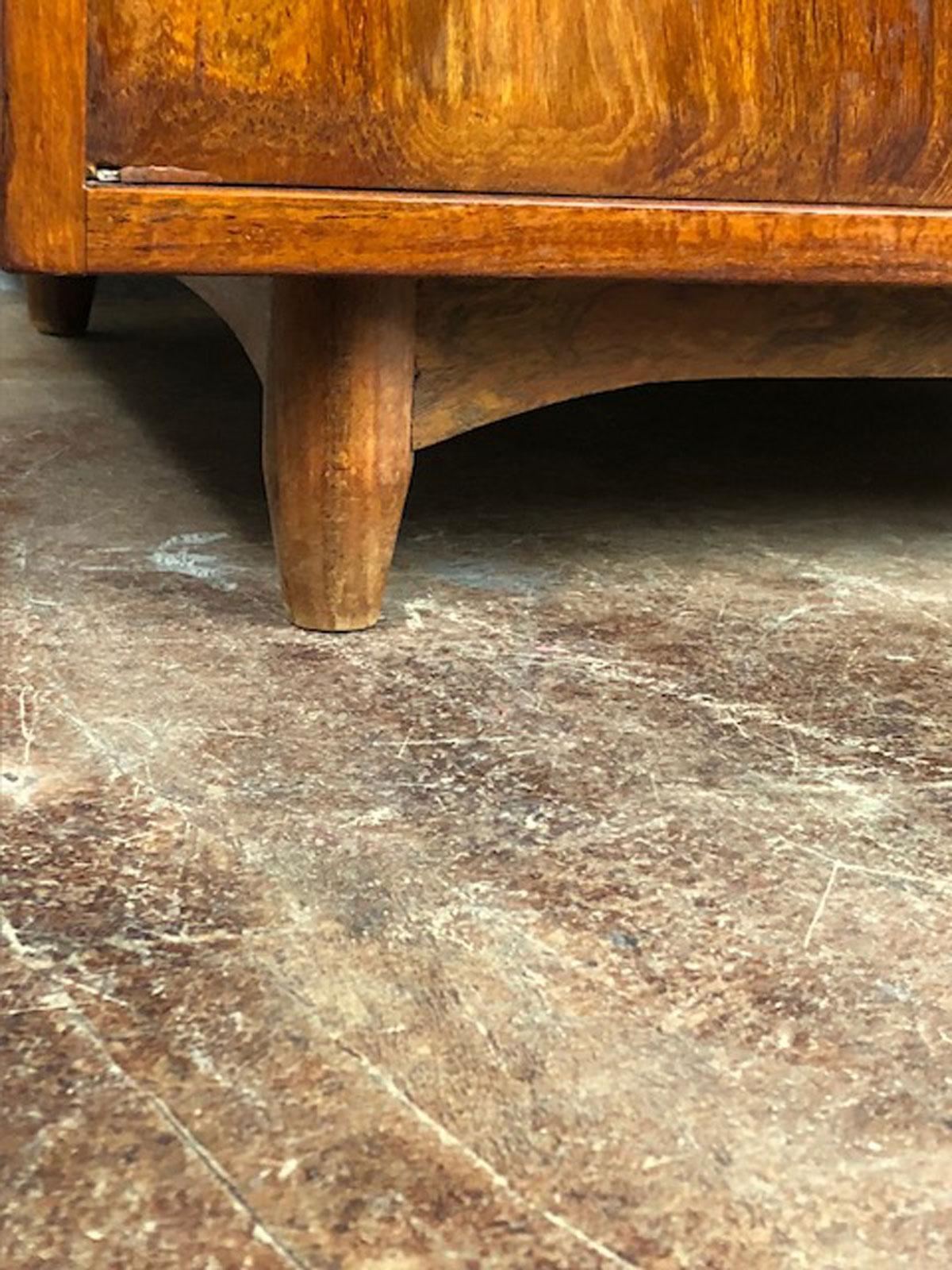 Solid Teak Record Cabinet 3