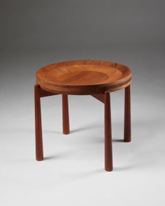 Table d'appoint en teck massif, designée par Jens Quistgaard, Danemark, années 1950