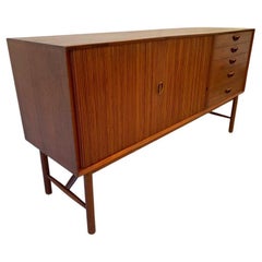 Solid Teak Sideboard by Peter Hvidt & Olga Molgaard for Soborg Møbler Denmark