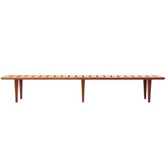 Slatted Bench by Hans J. Wegner for Johannes Hansen