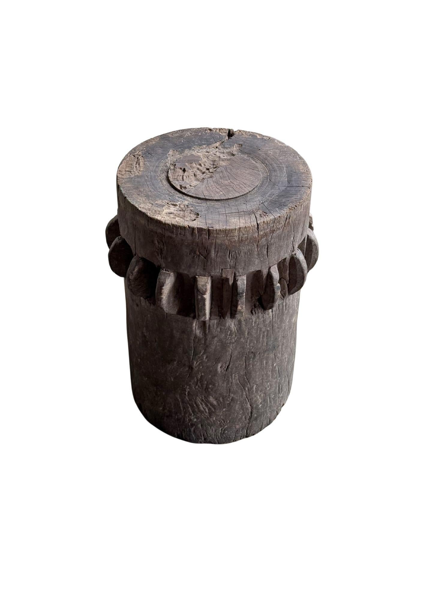 Trituradora / moledora de caña de azúcar de teca maciza de Java, Indonesia c. 1900 en Bueno estado para la venta en Jimbaran, Bali