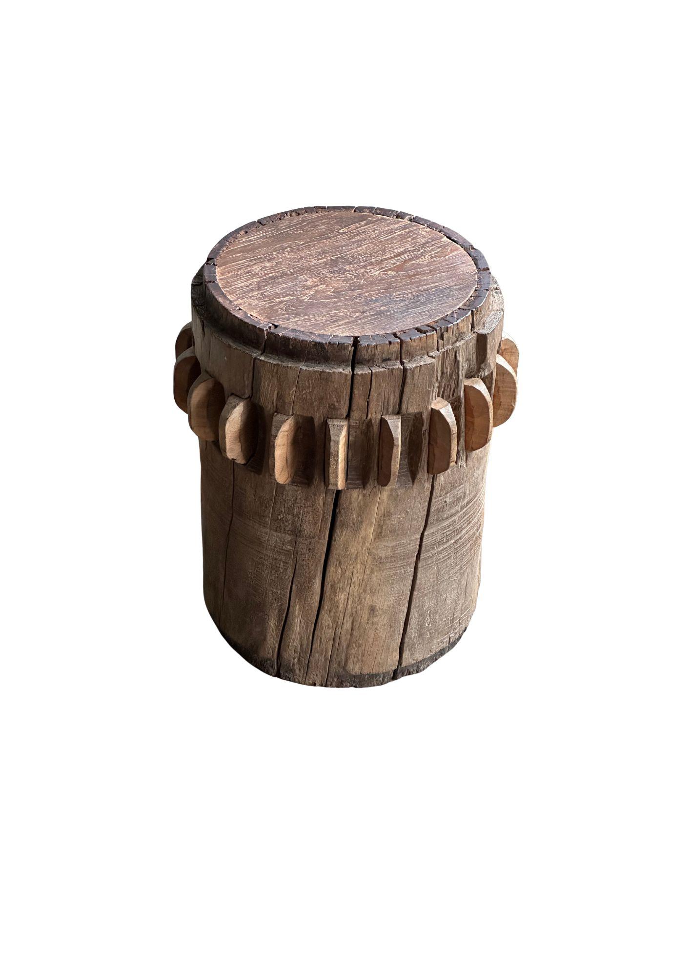 Autre Crusher/moulin à sucre en teck massif de Java, Indonésie, vers 1940 en vente
