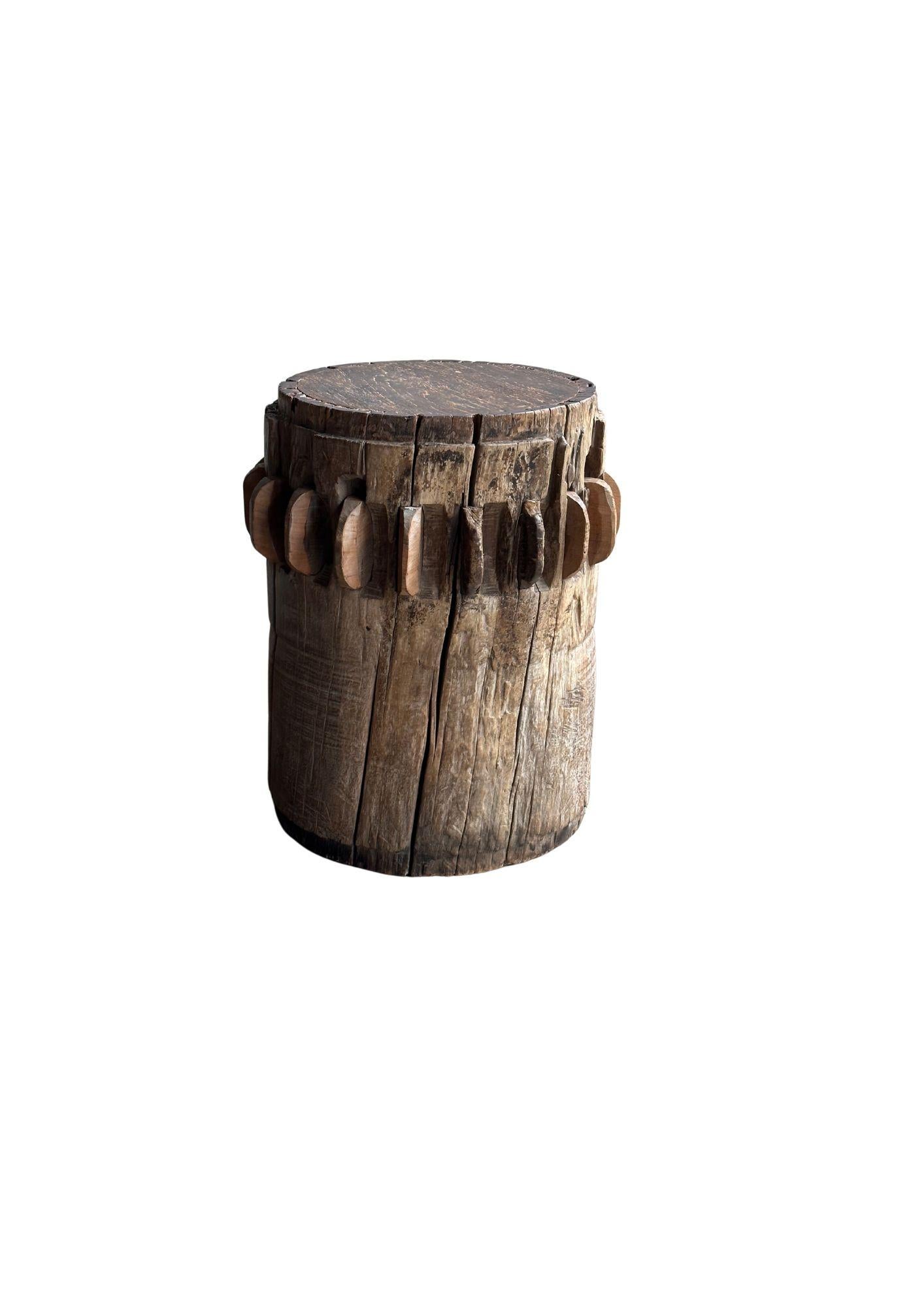 Crusher/moulin à sucre en teck massif de Java, Indonésie, vers 1940 Bon état - En vente à Jimbaran, Bali