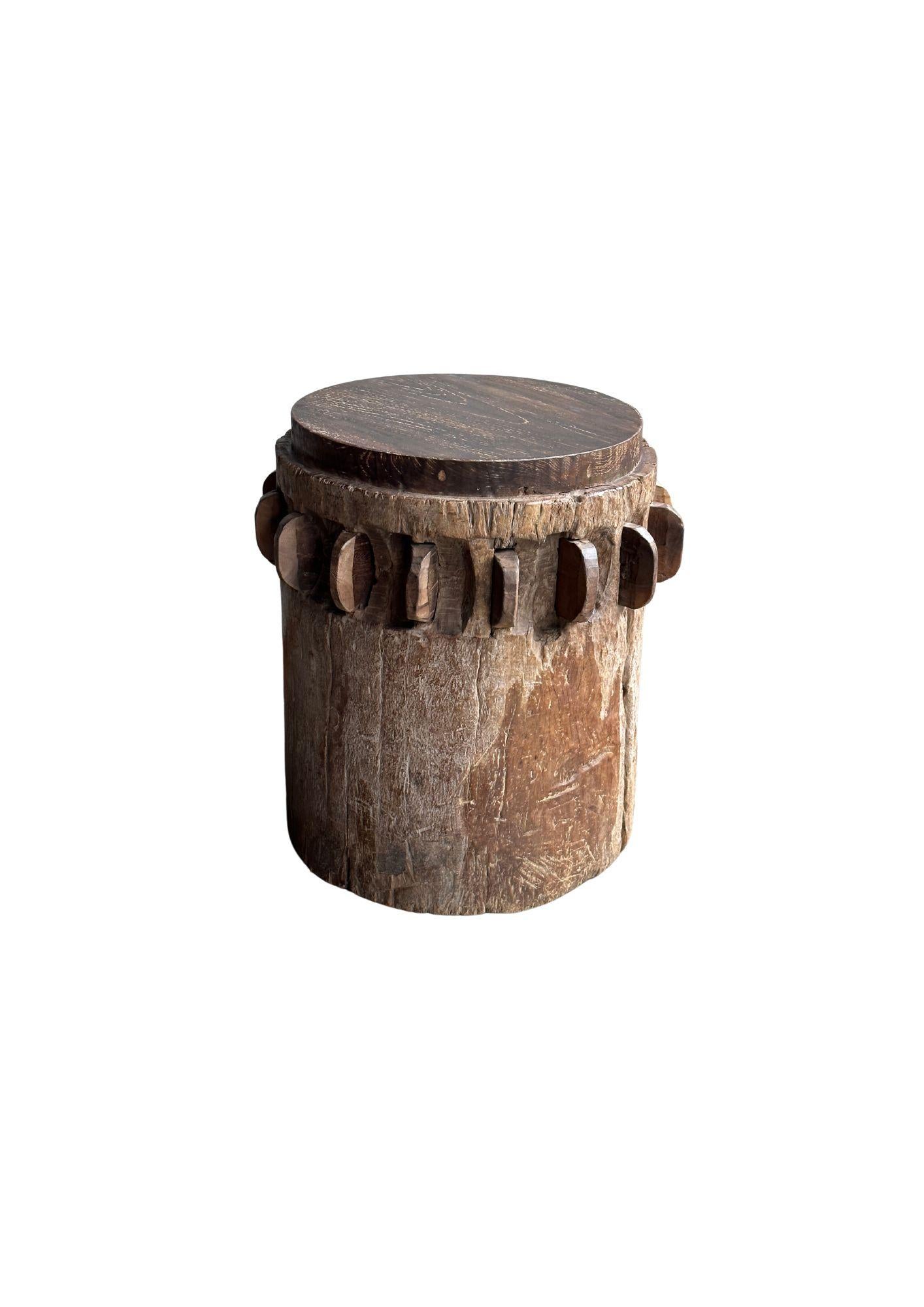 Milieu du XXe siècle Crusher/moulin à sucre en teck massif de Java, Indonésie, vers 1940 en vente