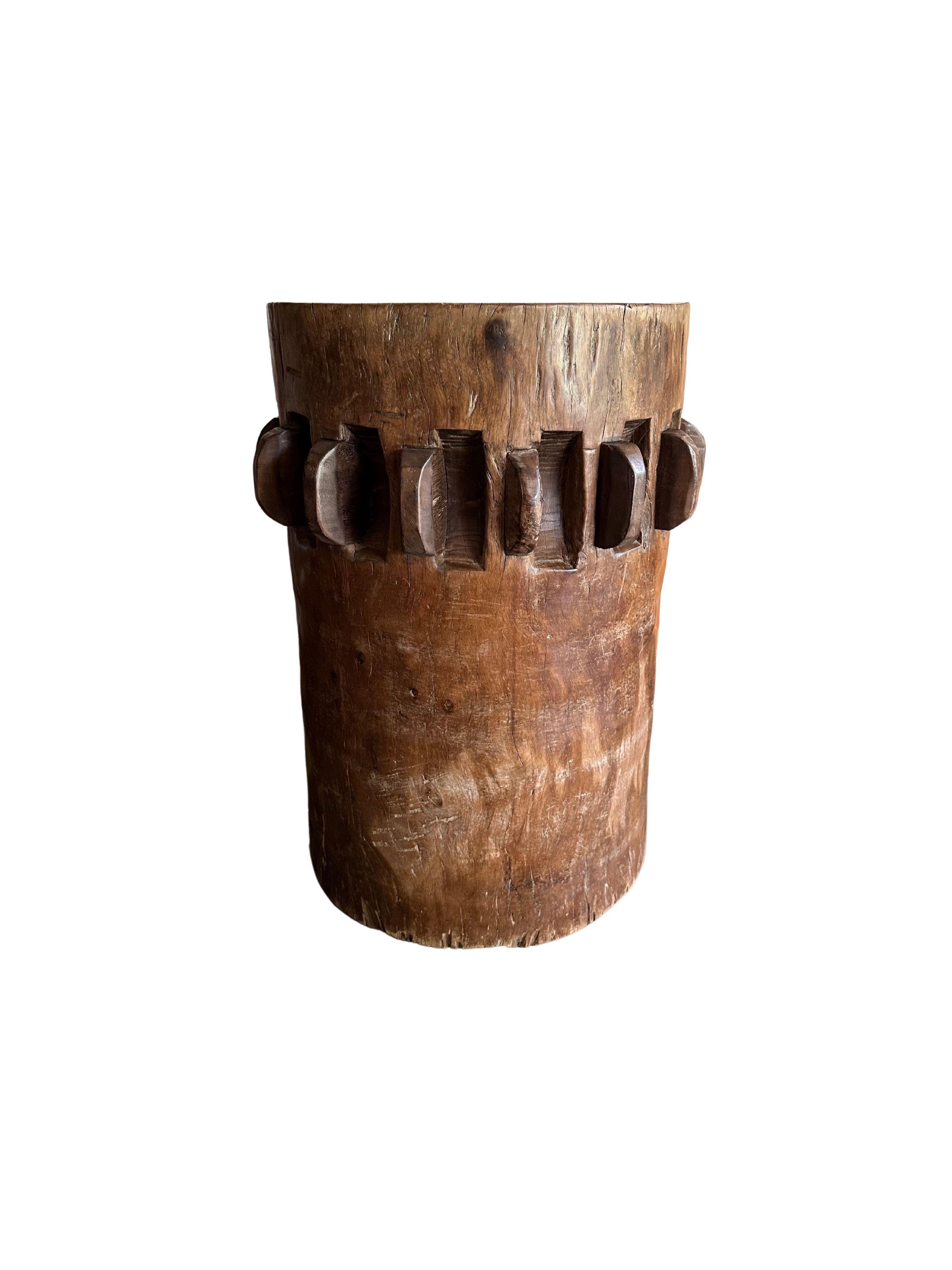 Other Solid Teak Sugar Cane Crusher / Grinder from Java, Indonesia c. 1950