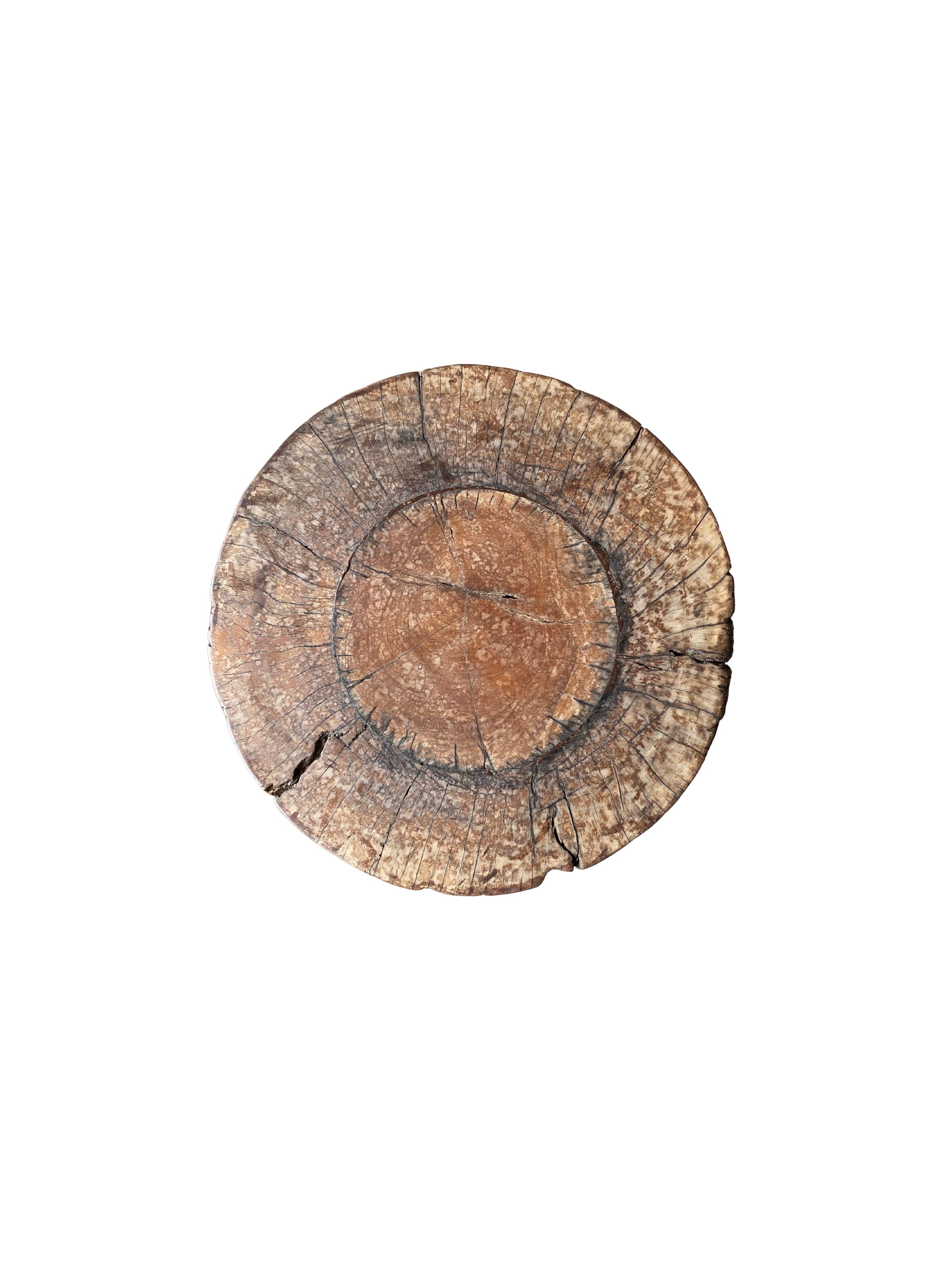 Other Solid Teak Sugar Cane Crusher / Grinder from Java, Indonesia c. 1950