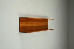 Mensola da parete in teak massiccio, Germania anni '60.