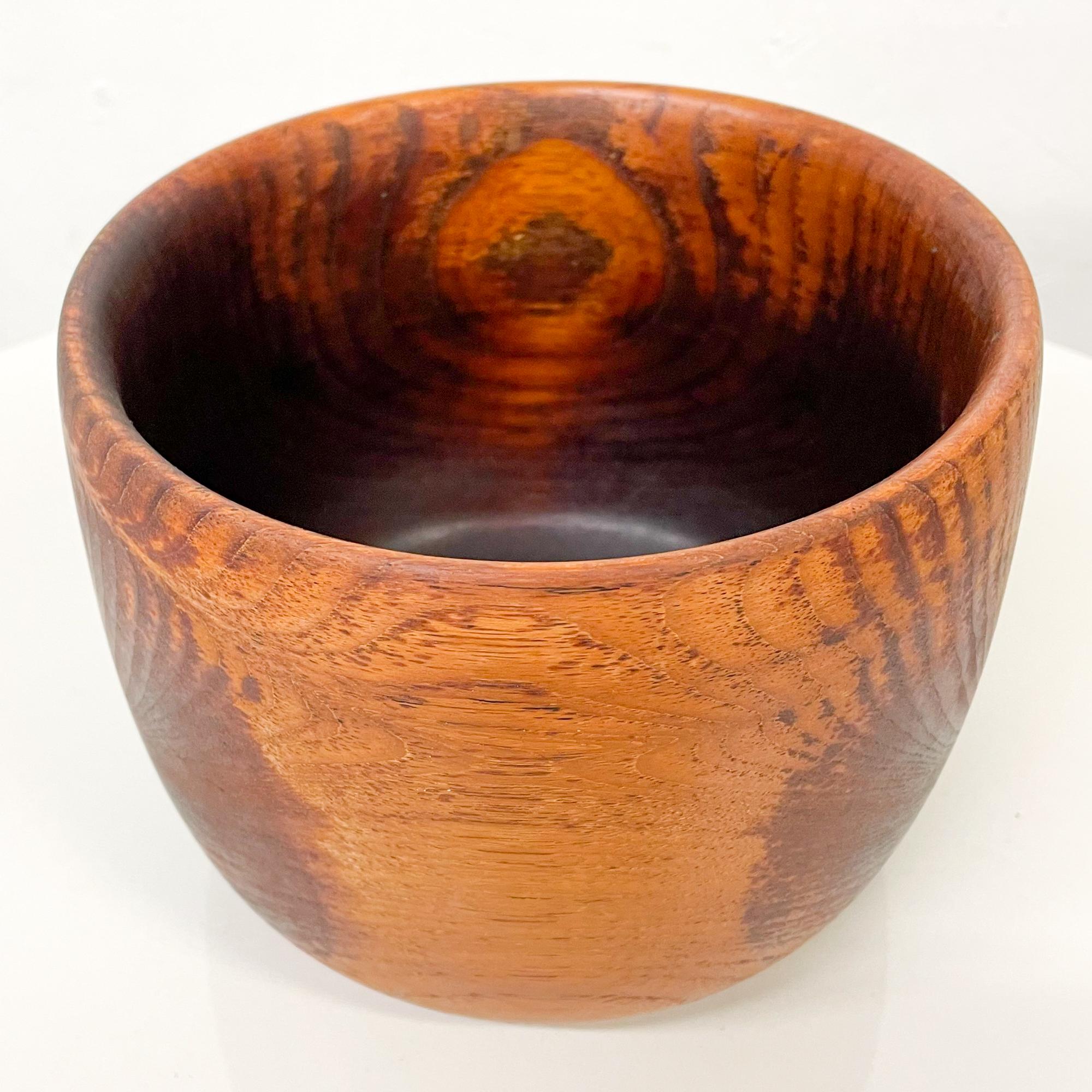 Mid-20th Century Solid Teak Wood Bowl Made in Sweden Sculptural Danish Scandinavian Modern