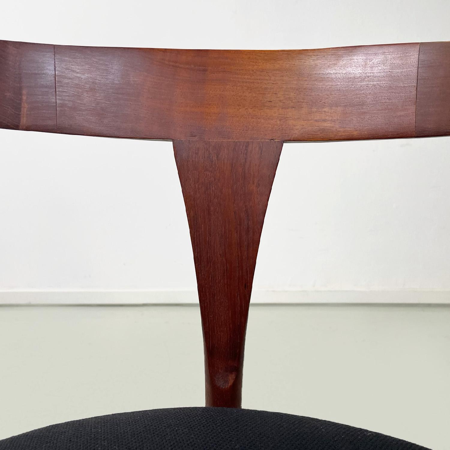 Solid teak wood chairs by Vilhelm Wohlert for Paul Jeppesen Mobelfabrik, 1960s 3