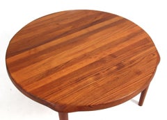 Solid Teak Wood Coffee Table by John Bone for Mikael Laursen, Denmark, 1960s