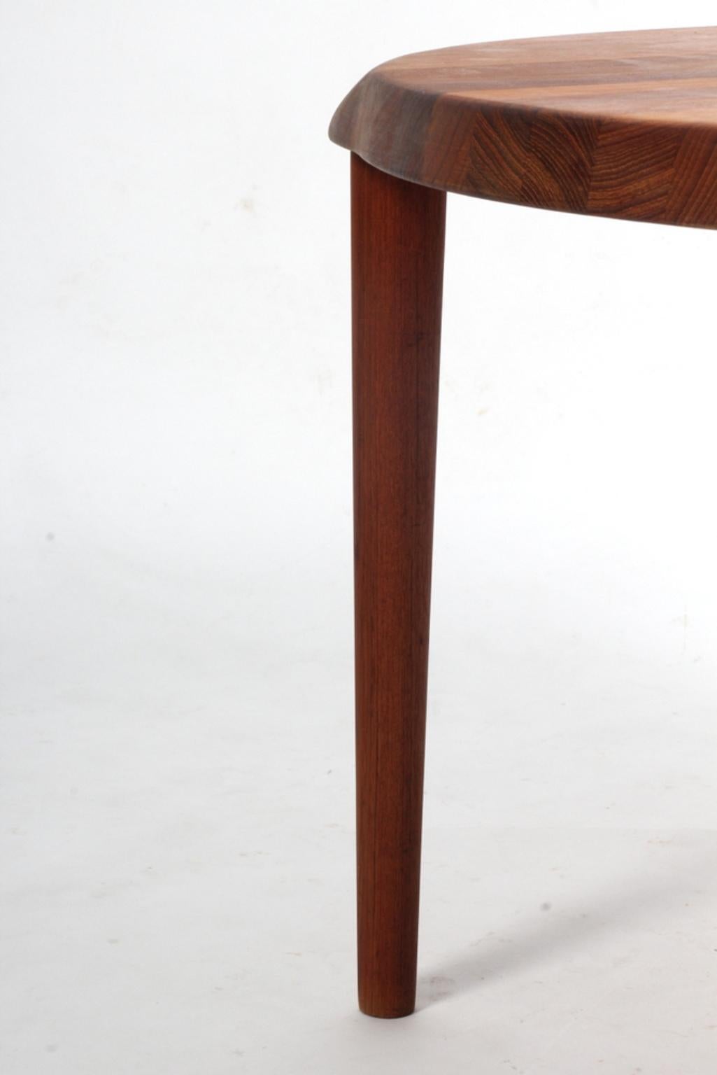 Danish Solid Teak Wood Coffee Table by John Bone for Mikael Laursen, Denmark, 1960s