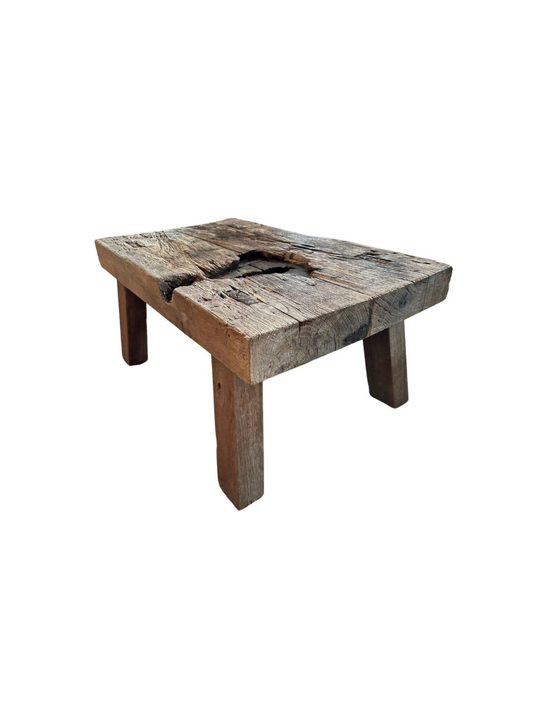 Solid Teak Wood Coffee Table Madura Island, Java, Indonesia, c. 1900 ...