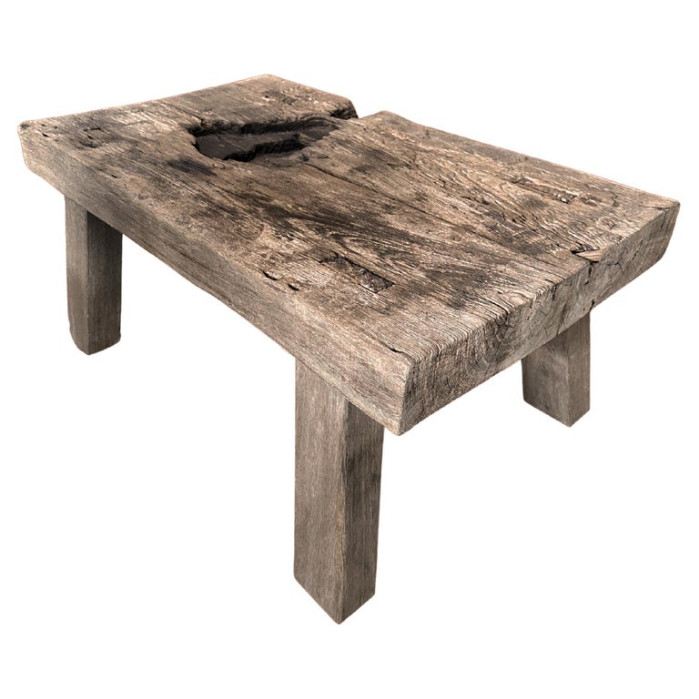 Solid Teak Wood Coffee Table Madura Island, Java, Indonesia, c. 1900 ...
