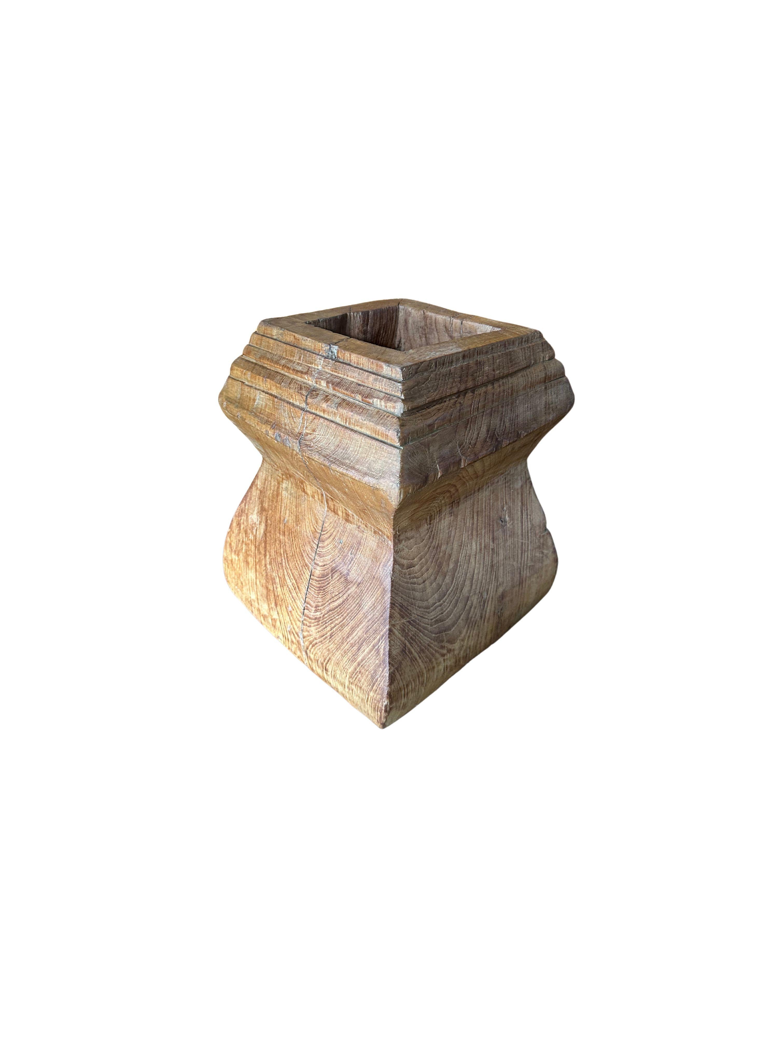 wooden column base