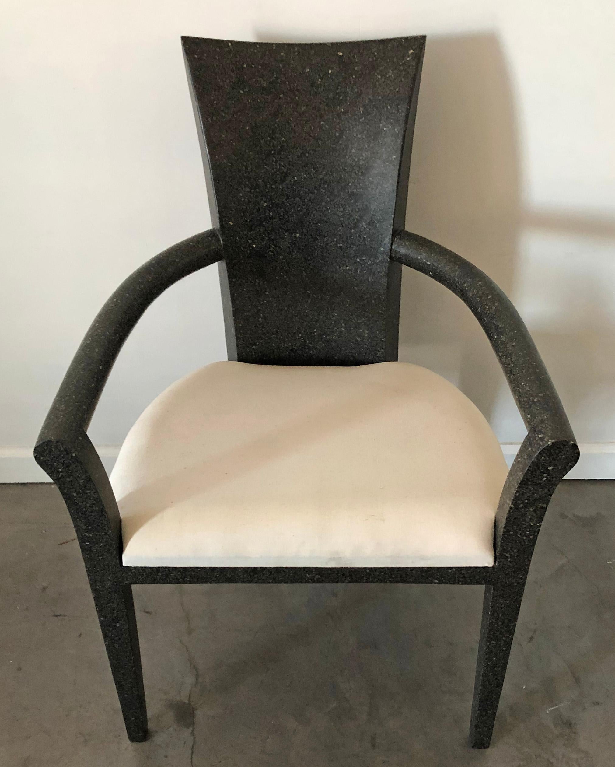 Modern Solid Terrazzo Armchair by Carlo Furniture