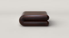 Solid Tinted Oak Chubby Coffee Table by Arthur Vallin