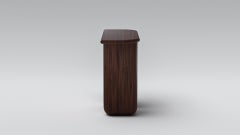 Solid Tinted Oak Chubby Console by Arthur Vallin