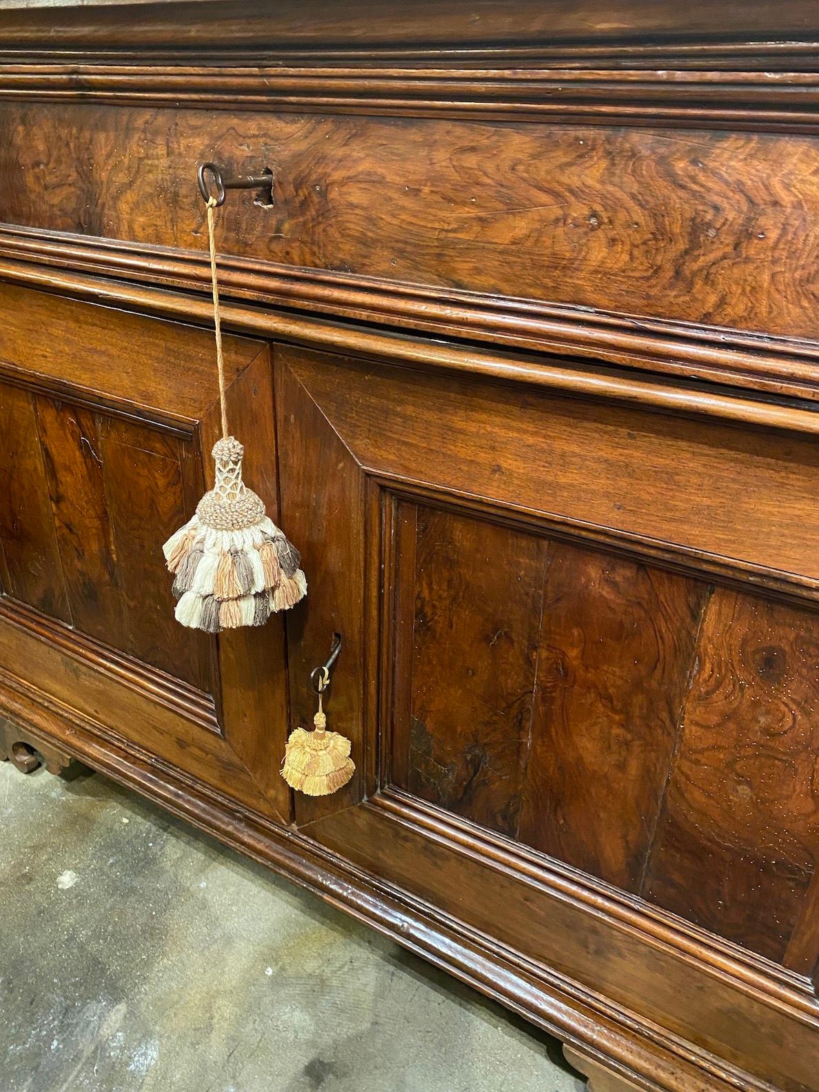 Bronze Solid Walnut, c. 1850, Tuscan Buffet For Sale