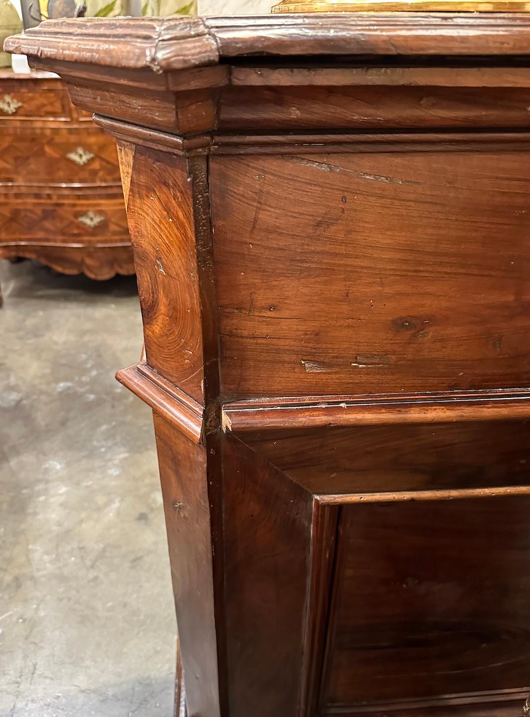 Solid Walnut, c. 1850, Tuscan Buffet For Sale 3