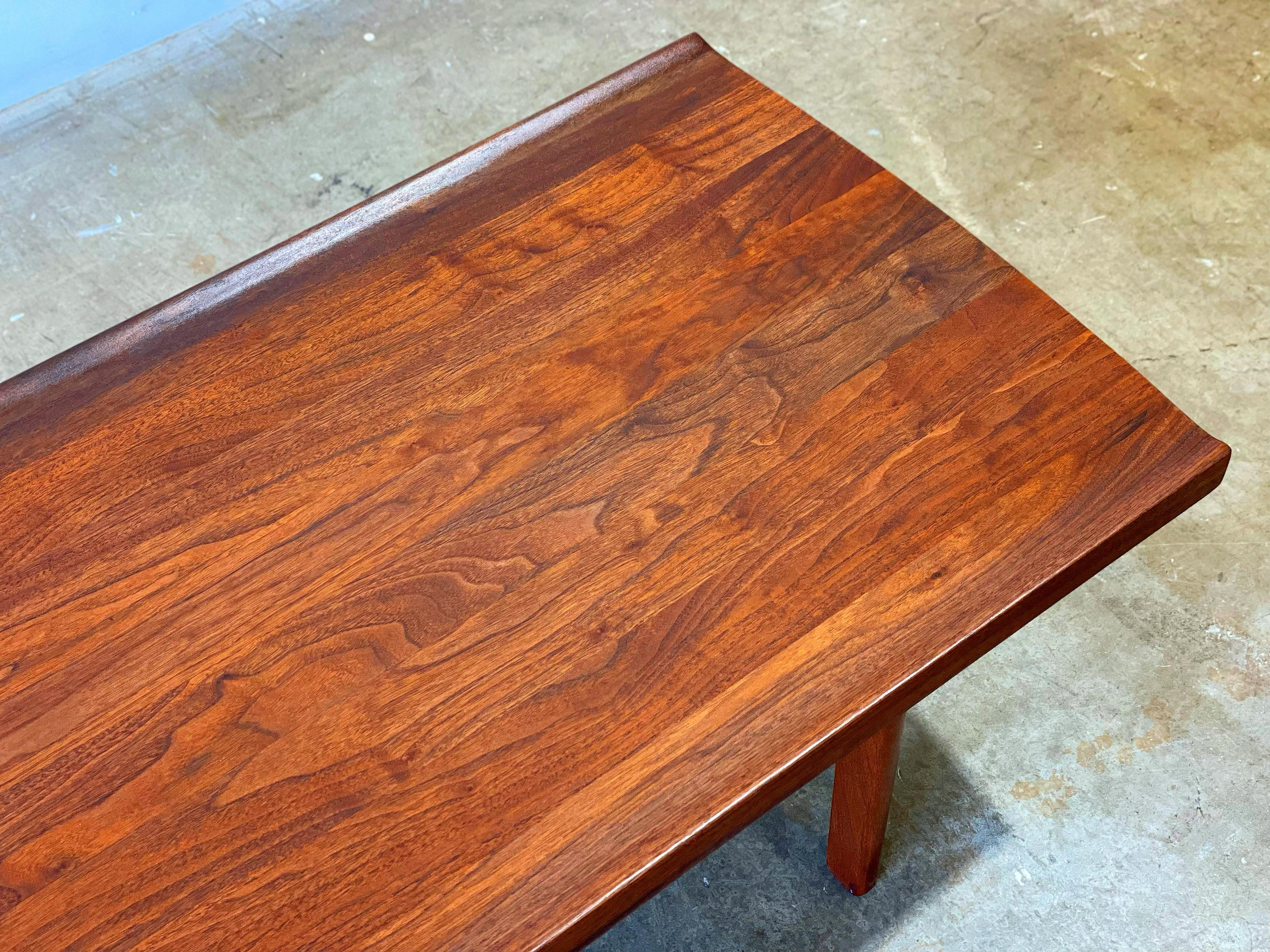 Mid-20th Century Solid Walnut Cocktail Table by Tove & Edvard Kindt-Larsen for Dux, Sweden, 1960s