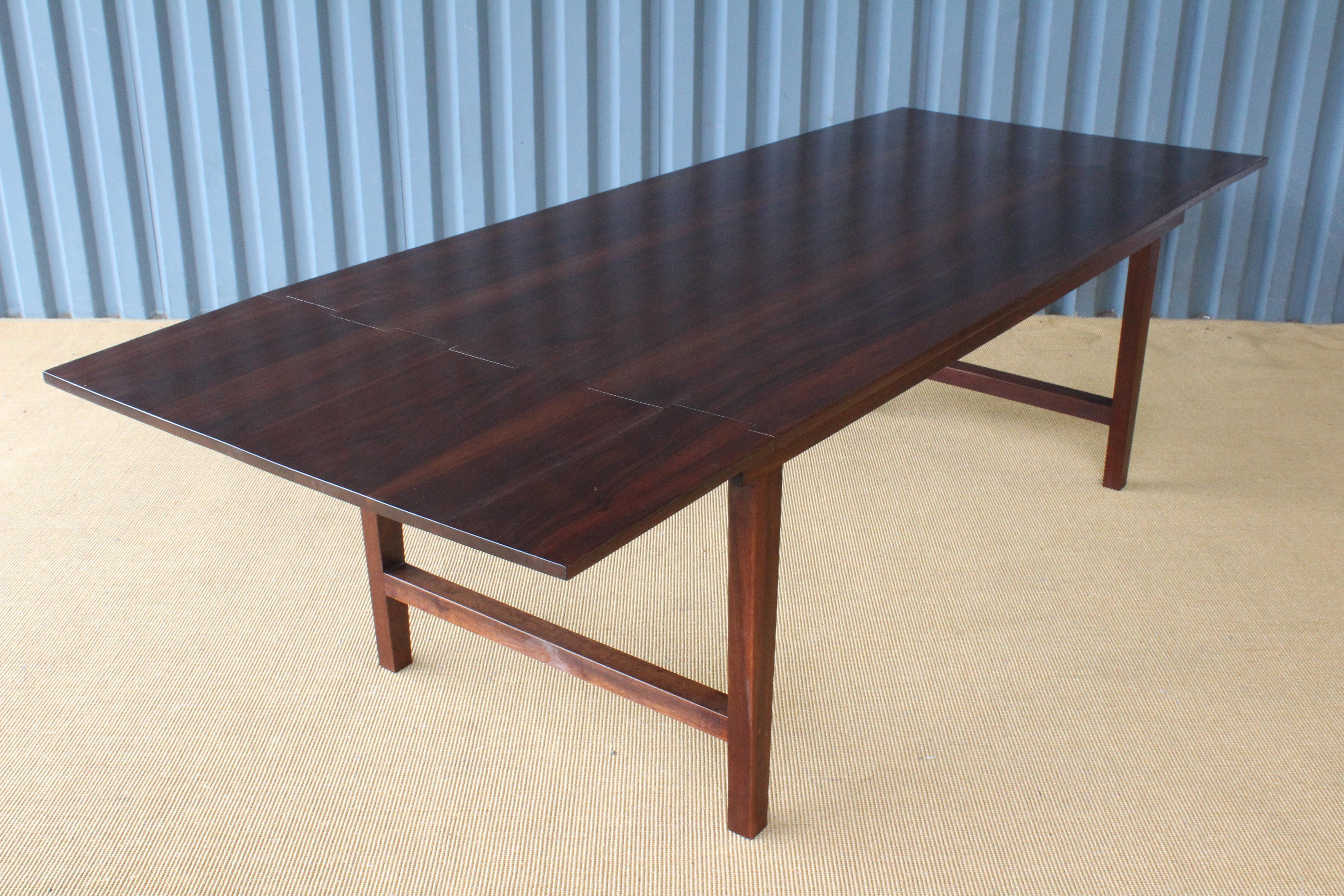 Solid Walnut Convertible Table, 1970s, USA 7
