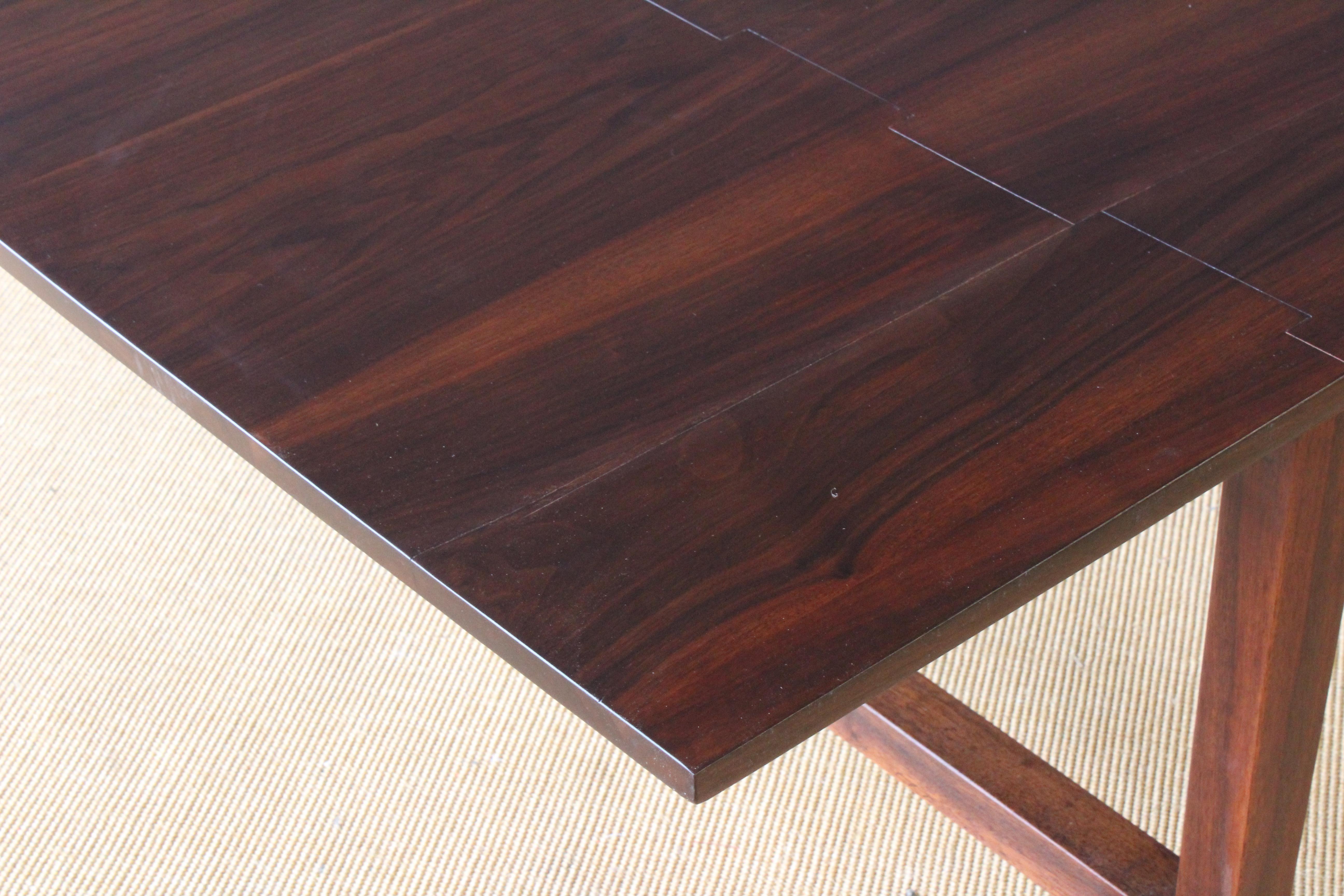 Solid Walnut Convertible Table, 1970s, USA 8
