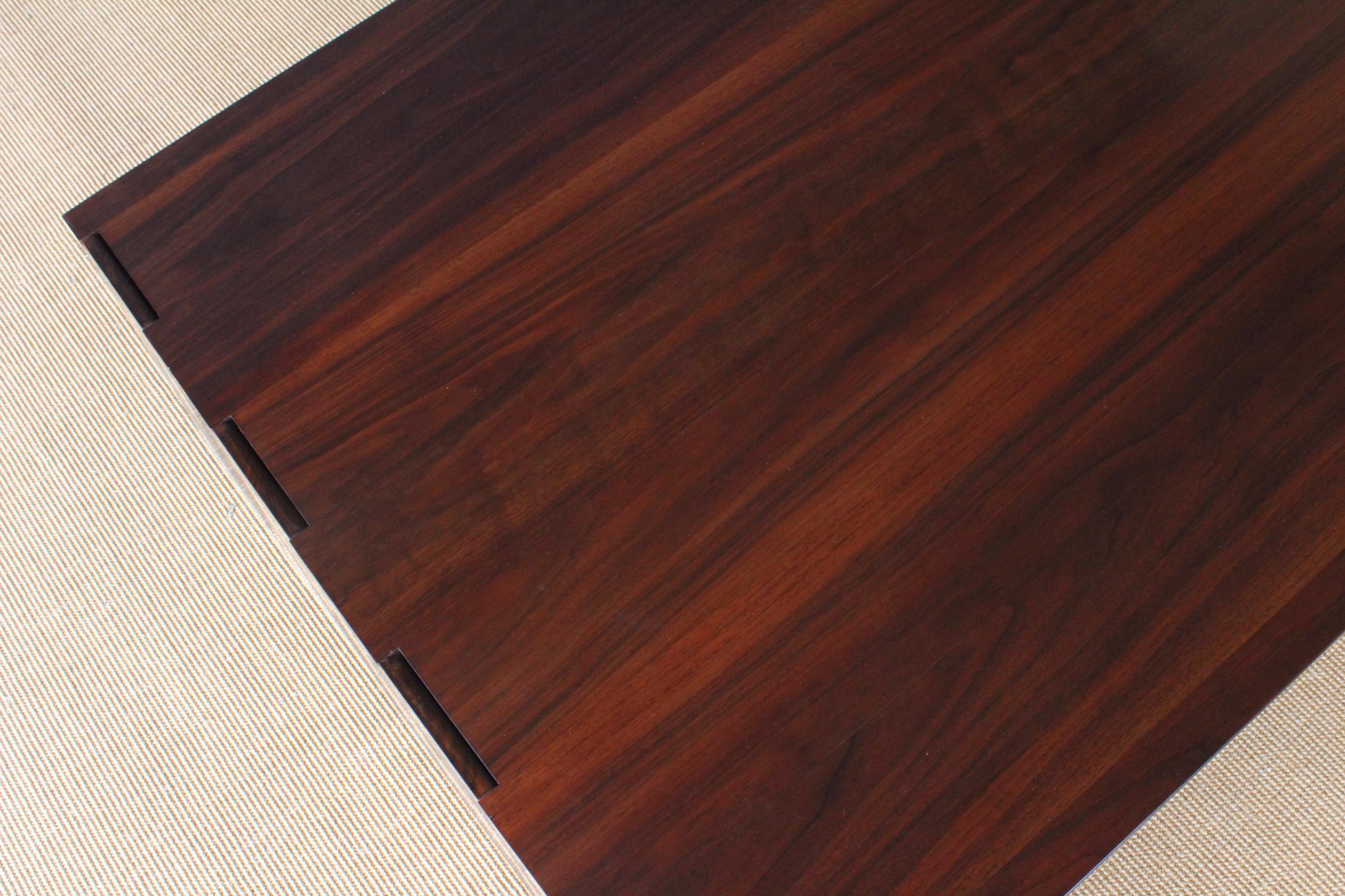 Late 20th Century Solid Walnut Convertible Table, 1970s, USA