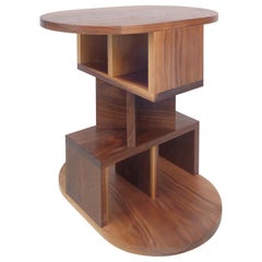 Solid Walnut Double Pyramid Side Table