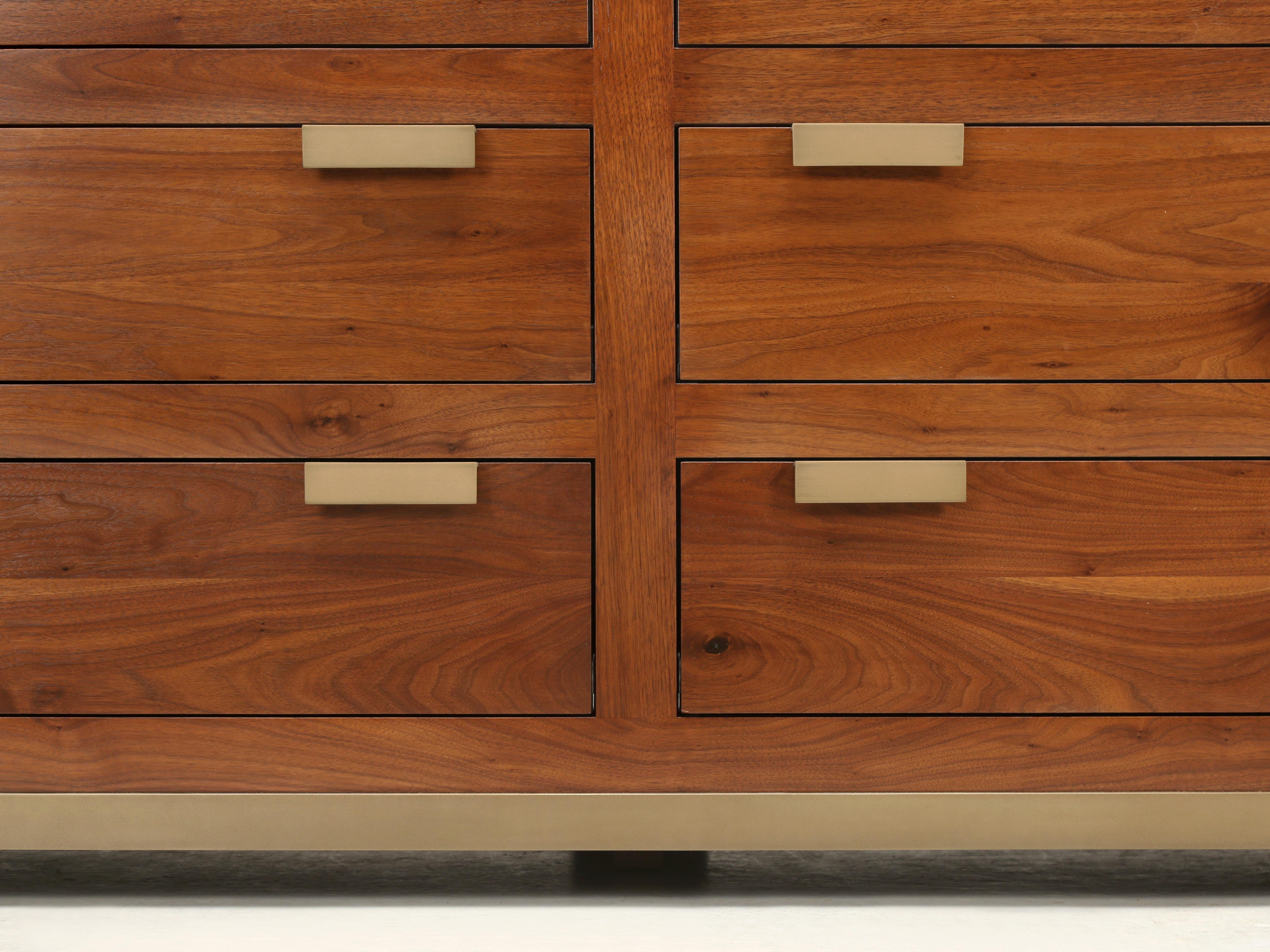 Solid Walnut Dresser or Chest of Drawers Made to Order, Any Dimension or Finish For Sale 7