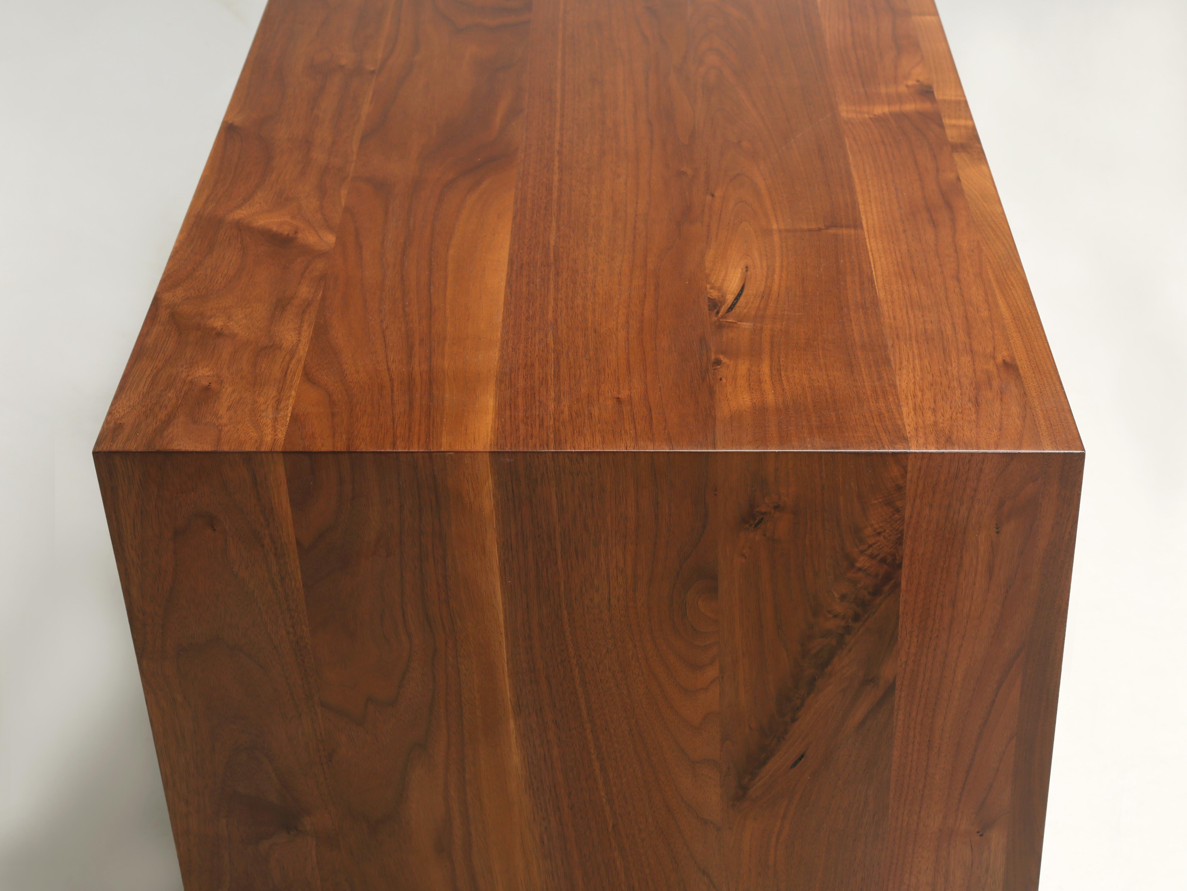 Contemporary Solid Walnut Dresser or Chest of Drawers Made to Order, Any Dimension or Finish For Sale