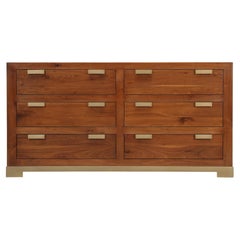Solid Walnut Dresser or Chest of Drawers Made to Order, Any Dimension or Finish