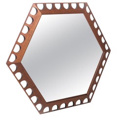 Framed Hexagonal mirror by George Nelson/Arthur Umanoff for Howard Miller