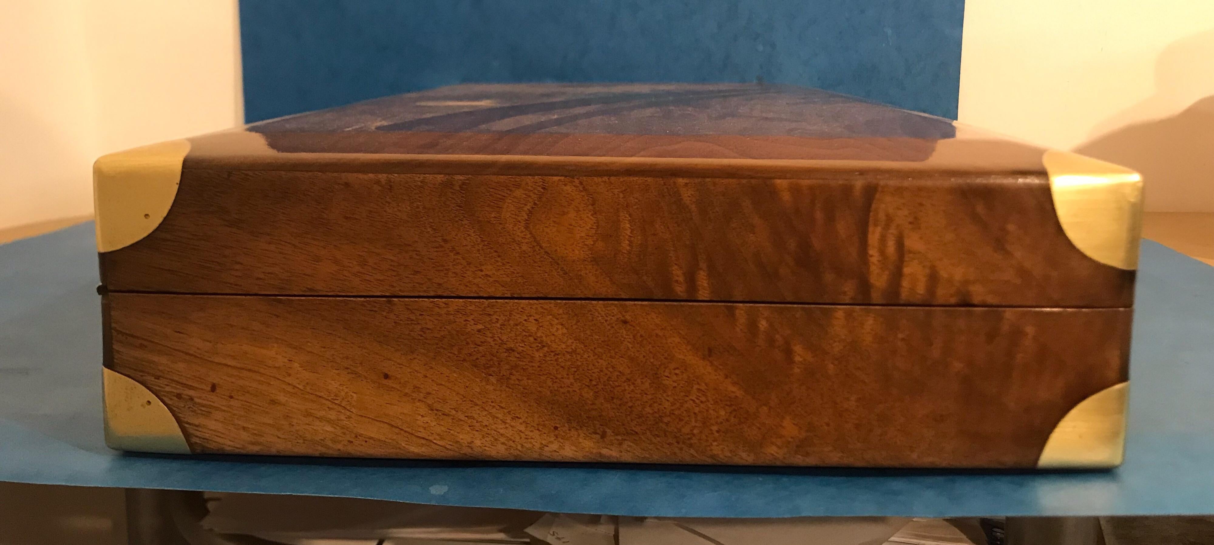 Solid Walnut French Probably a Case for Duelling Pistols For Sale 6