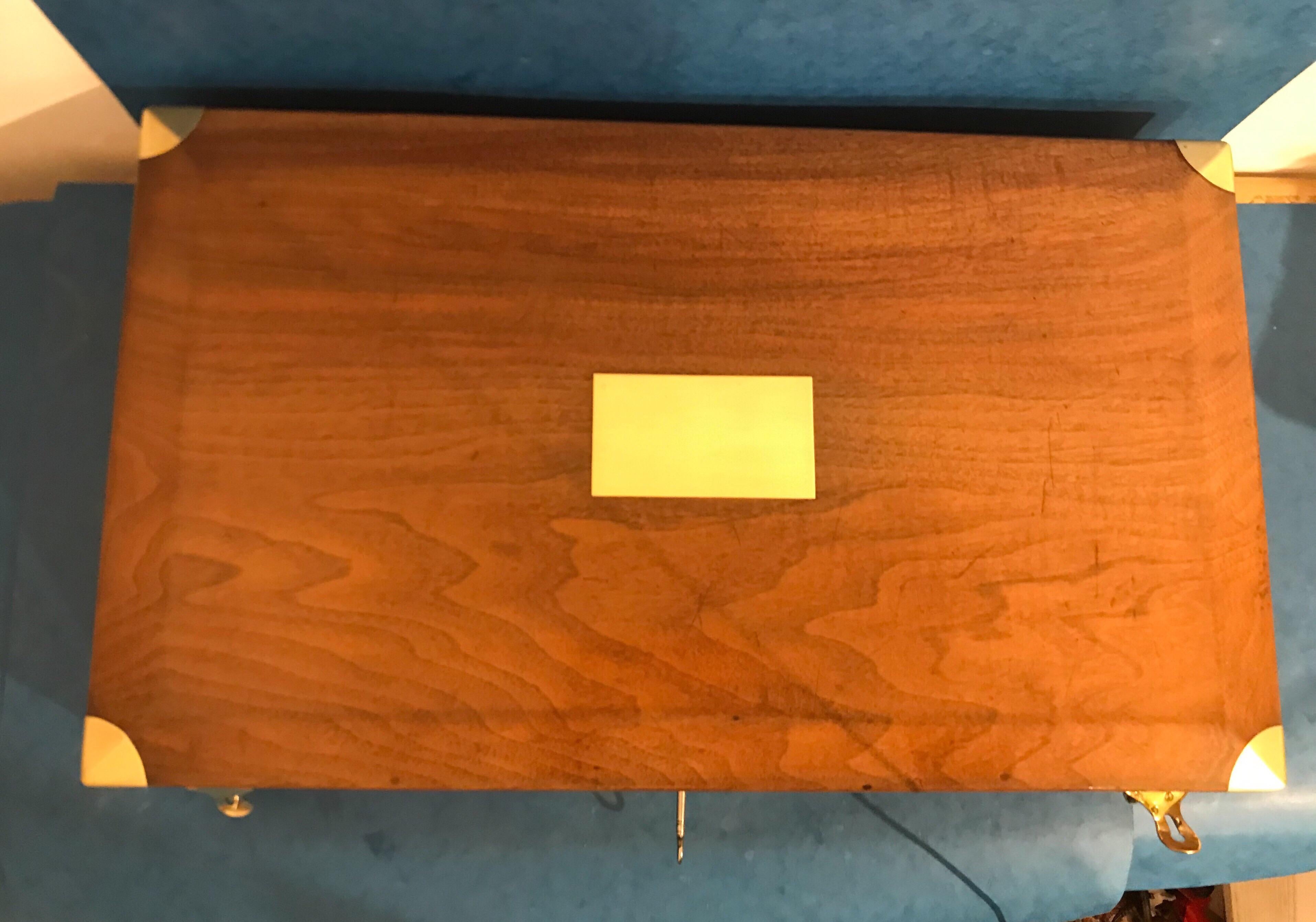 Solid Walnut French Probably a Case for Duelling Pistols For Sale 10