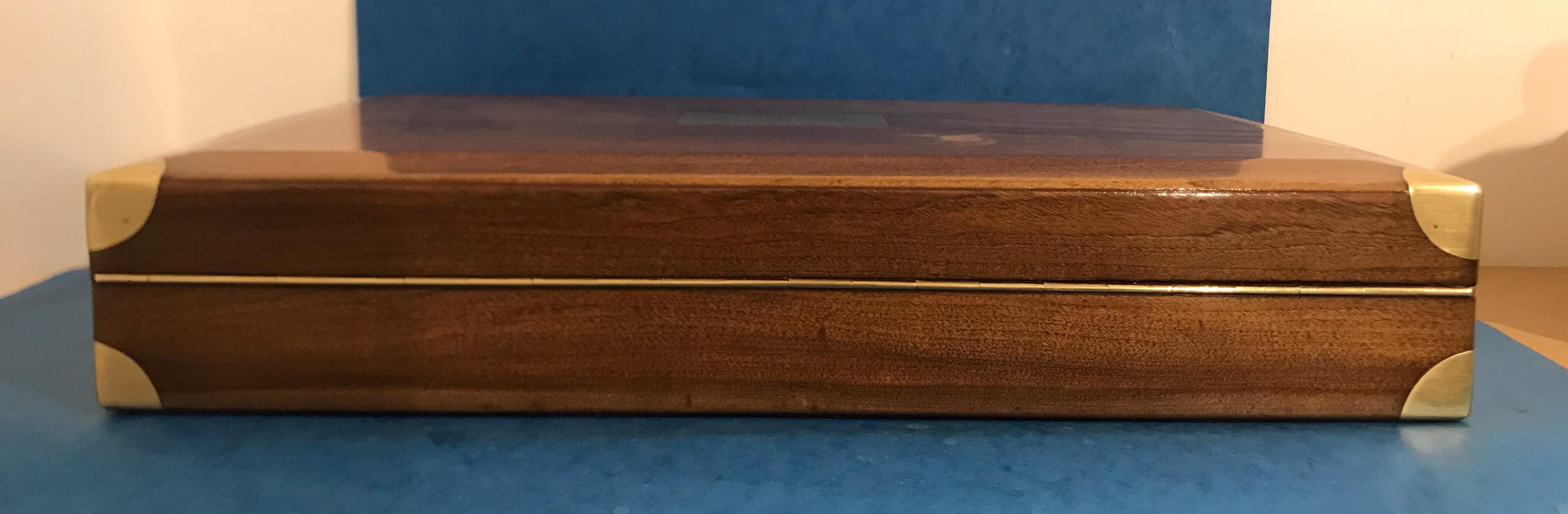 Solid Walnut French Probably a Case for Duelling Pistols For Sale 4