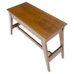 Solid Walnut Lift Top Storage High Seat Organ Bench MINT