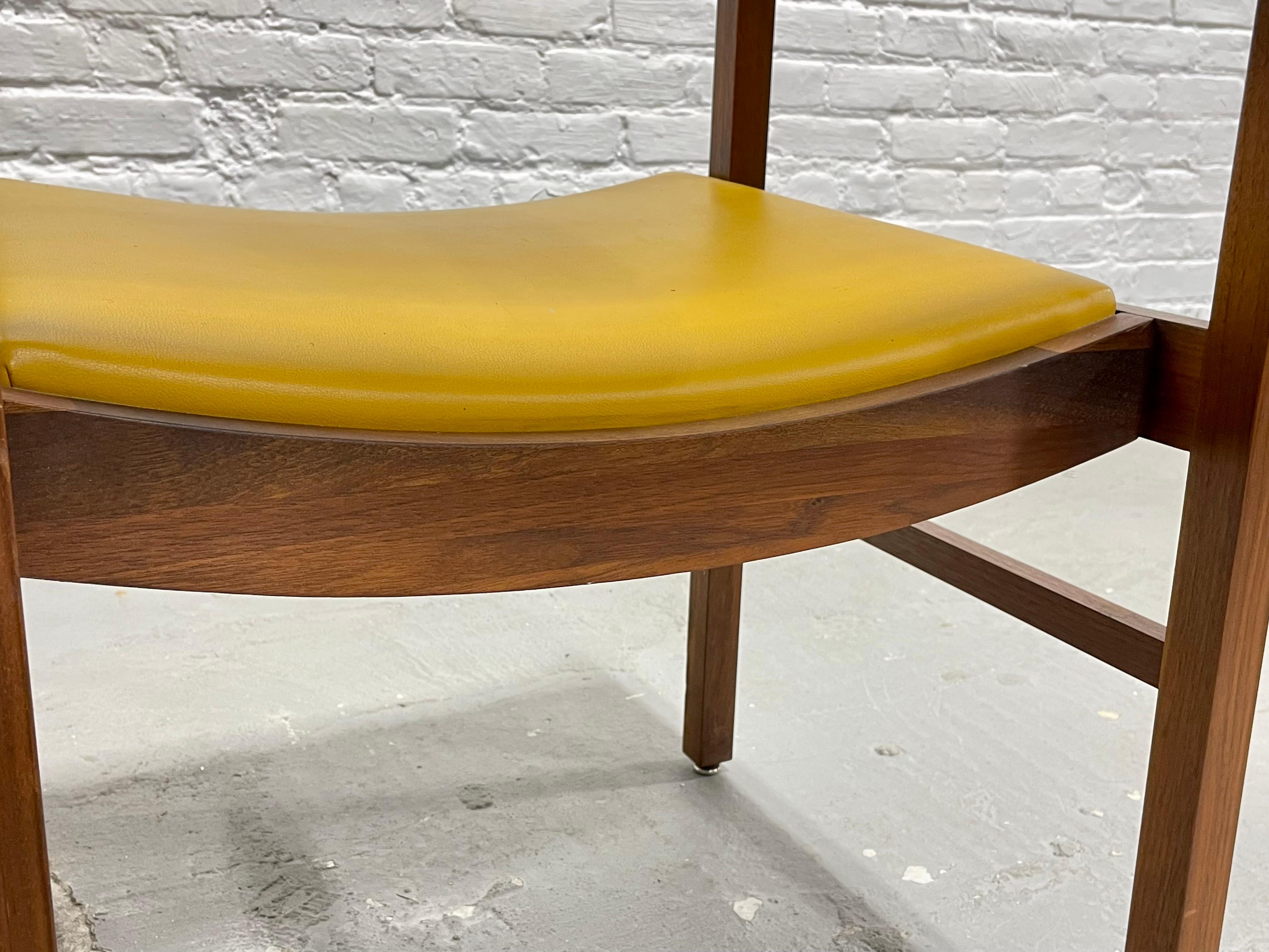 Solid Walnut Mid-Century Modern Armchair by Ebena Lasalle Inc. of Montreal For Sale 7