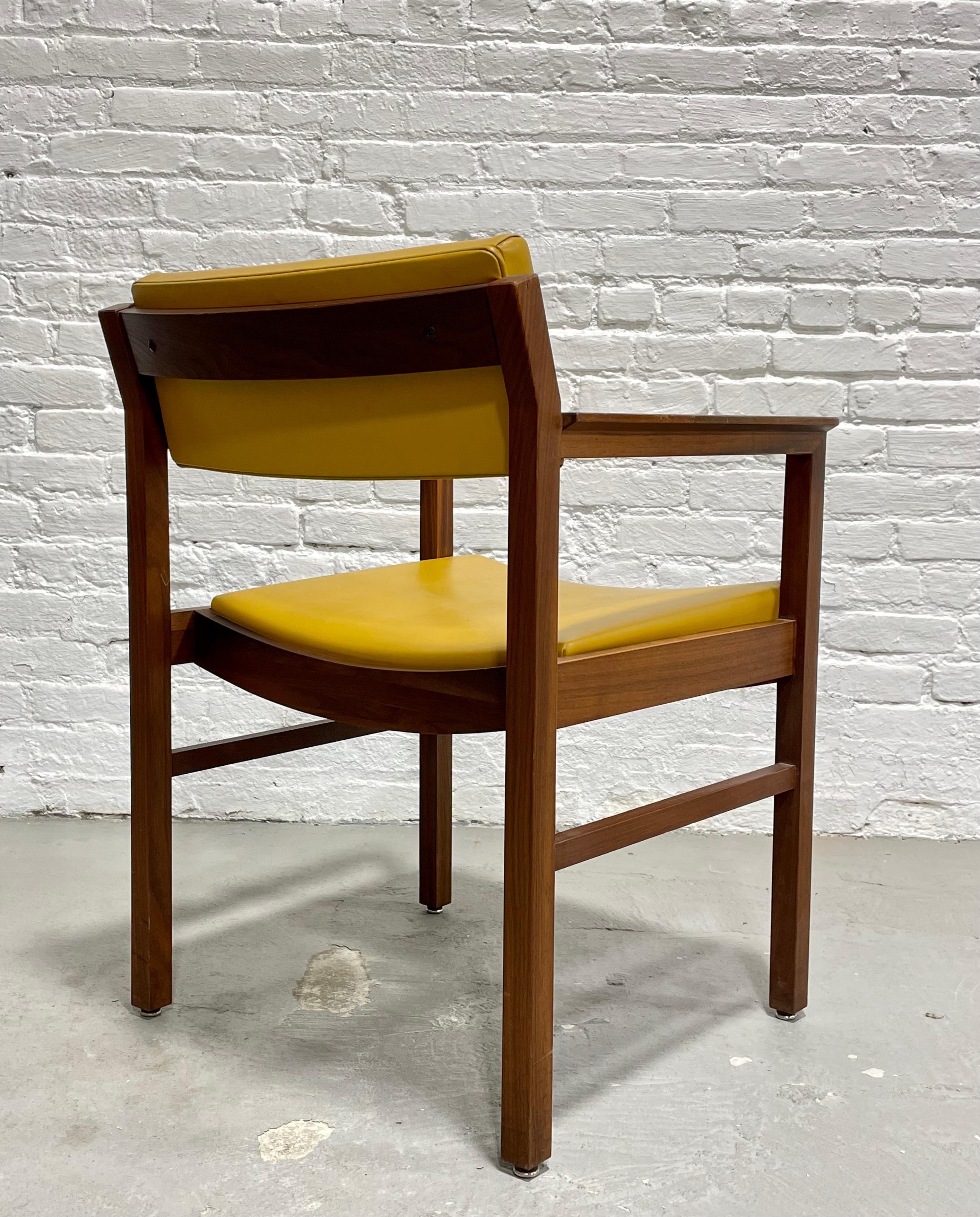 Solid Walnut Mid-Century Modern Armchair by Ebena Lasalle Inc. of Montreal In Good Condition For Sale In Weehawken, NJ