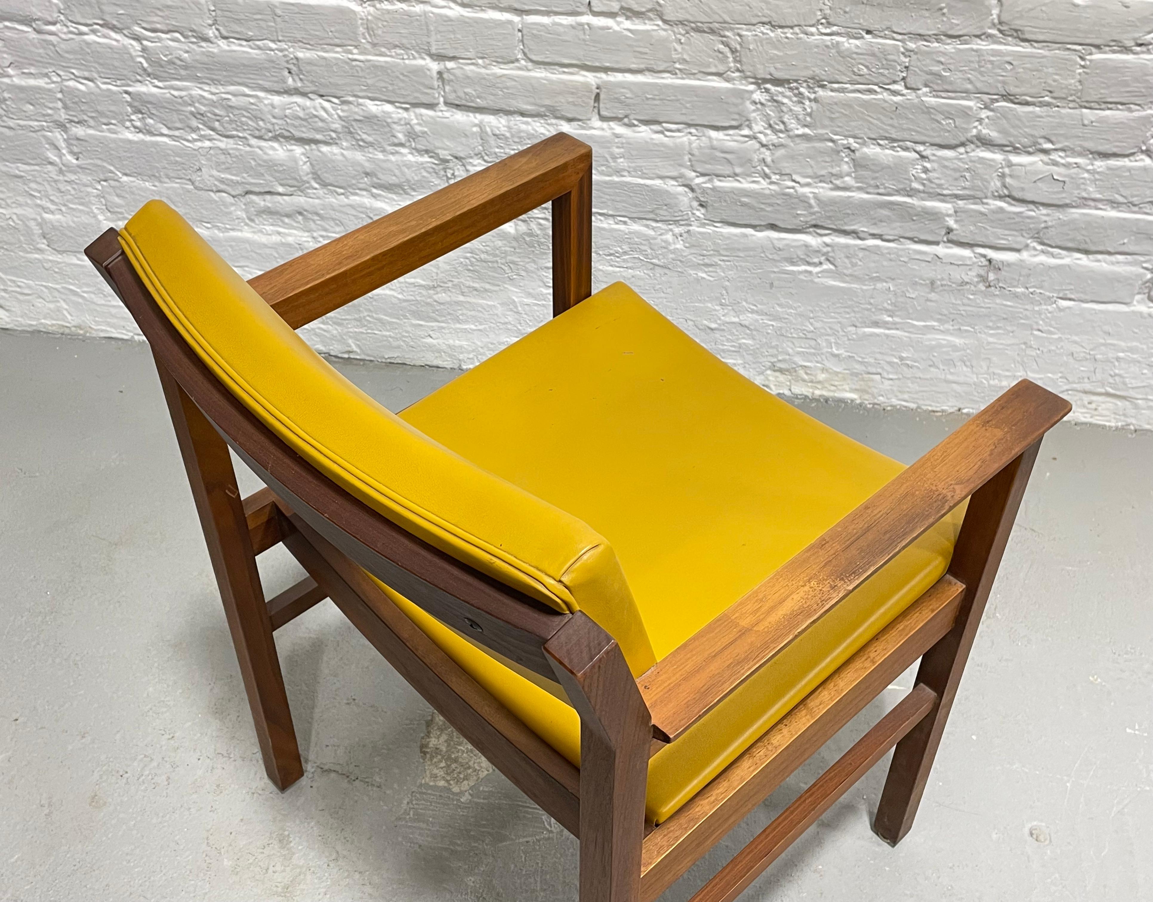 Solid Walnut Mid-Century Modern Armchair by Ebena Lasalle Inc. of Montreal For Sale 4