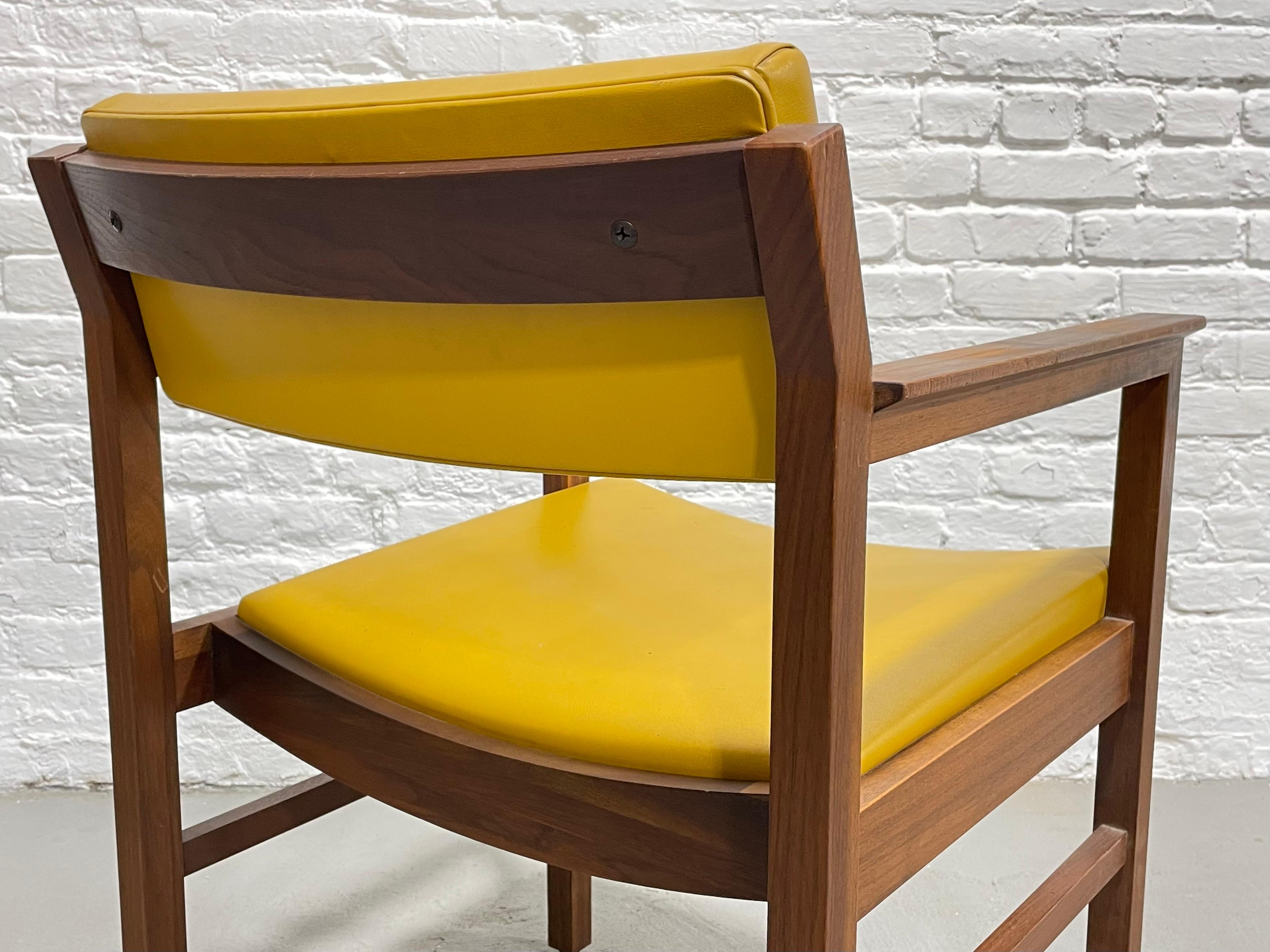 Solid Walnut Mid-Century Modern Armchair by Ebena Lasalle Inc. of Montreal For Sale 5