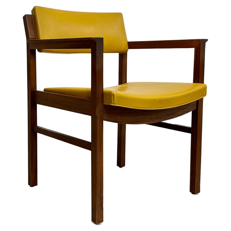 Solid Walnut MidCentury Modern Armchair by Ebena Lasalle Inc. of