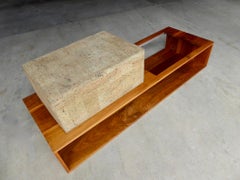 Solid Walnut "Nomad" Bench / Coffee Table by Reza Feiz of Phase