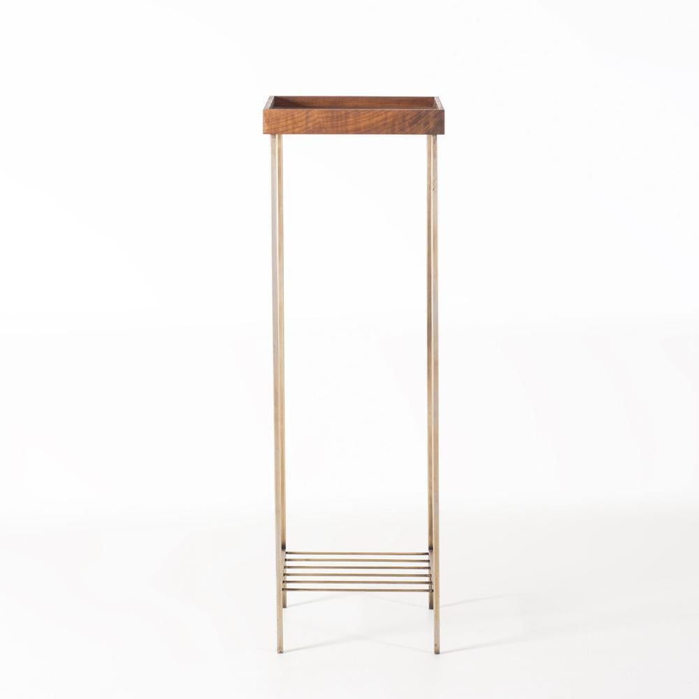 This piece is entirely handcrafted from solid oak wood and metal, showcasing exceptional craftsmanship and quality materials. Each wooden component carries its own distinct grain pattern and natural tone, giving the product a unique identity.

The