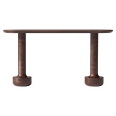 Solid Walnut Toad Console II by Arthur Vallin