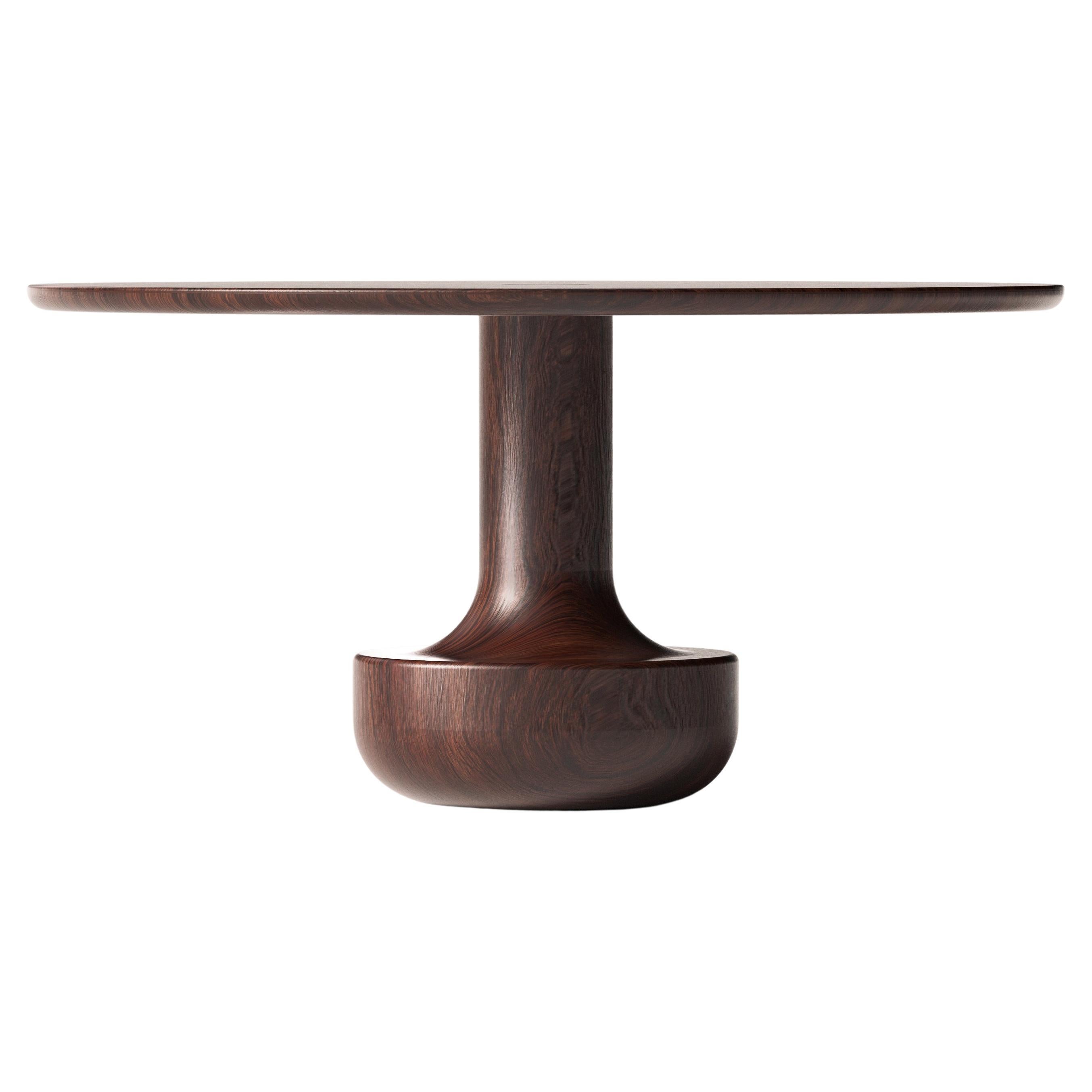 Solid walnut Toad Dining Table by Arthur Vallin