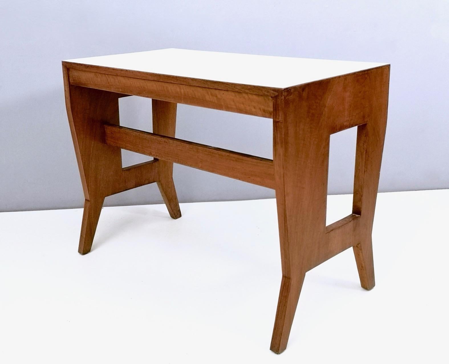 Formica Solid Walnut Writing Desk by Gio Ponti for the University of Padova, Italy
