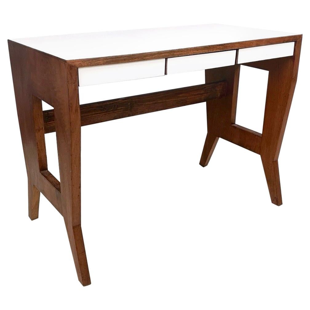 Solid Walnut Writing Desk by Gio Ponti for the University of Padova, Italy