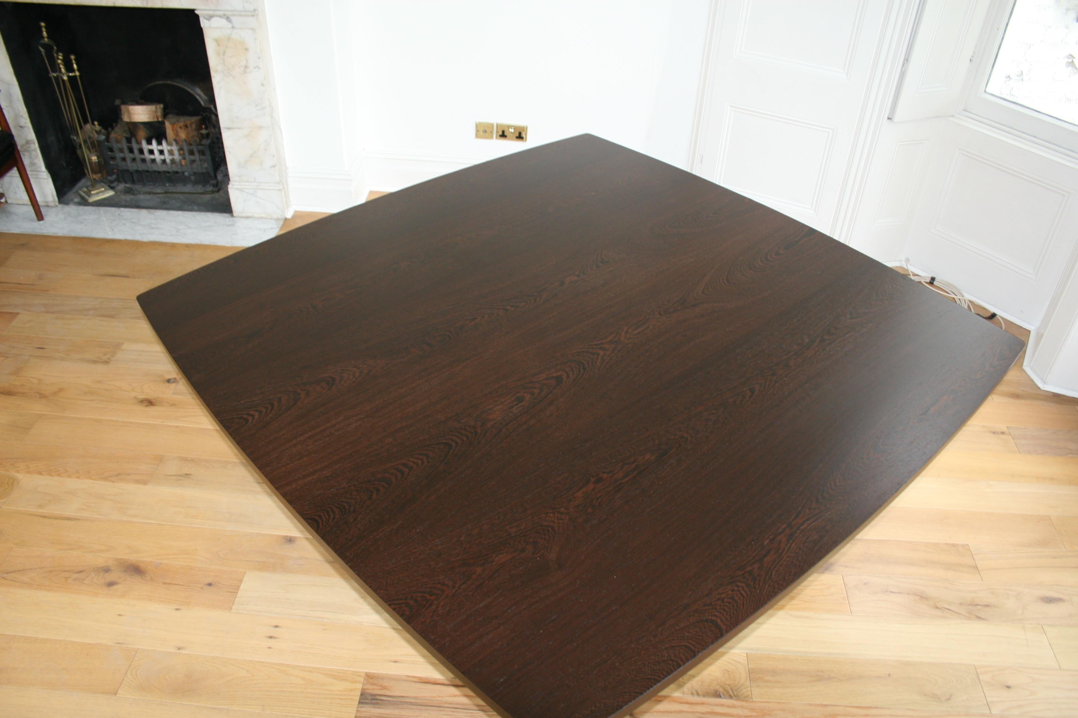 Solid Wenge Danish Midcentury Table For Sale 6